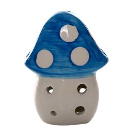 Musical Instrument Ocarina for Child Mushroom Ocarina; 6 Holes Blue