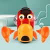 Baby Crawling Time Crab Dancing Early Education Educational Toys; Children's Interactive Music Luminous Crawling Toys Mobile Toys; Baby Orange Crab Cr