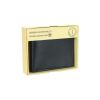 Men's RFID Signal Blocking Genuine Leather Bi-Fold Wallet with Gift Box