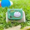 [Sew By Hand] Embroidered Applique Card Holder / ID Holder / Coin Purse Wallet (4.6*3.5)