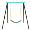 Porch Swing Frame, Heavy Duty A-Frame Swing Set, Swing Stand Frame for Yoga Hammock Saucer Baby Porch Swing, Swing Sets for Backyard Outdoor Indoor, C