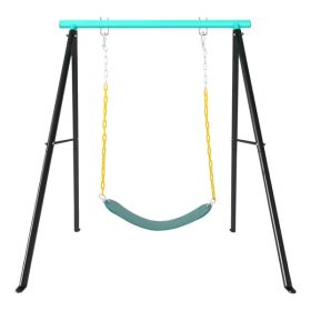 Porch Swing Frame, Heavy Duty A-Frame Swing Set, Swing Stand Frame for Yoga Hammock Saucer Baby Porch Swing, Swing Sets for Backyard Outdoor Indoor, C