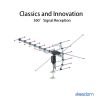 TA-001 360¬∞Rotation UV 45-230MHz/470-860MHz 15-22dB Outdoorn Antenna Black