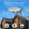 Leadzm TA-A1 150 Miles TV Antenna Indoor Outdoor Omni-directional 360 Degree Reception