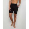 Hanes Essentials Men's Cotton Shorts With Pockets, 7.5" Black S