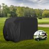 Universal 4 Passengers Golf Cart Cover 210D Water-Resistant UV Resistant Outdoor Cover Fits For EZGO Club Car Yamaha