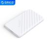 2.5 Inch External Hard Drive Enclosure USB 3.0 To SATA III For 7mm And 9.5mm SATA HDD SSD Tool Free [UASP Supported] White (25PW1-U3)