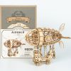 Robotime 3D Wooden Model Building Kits Airship Toys For Children Kids Girls Birthday Gift TG407