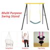 Porch Swing Frame, Heavy Duty A-Frame Swing Set, Swing Stand Frame for Yoga Hammock Saucer Baby Porch Swing, Swing Sets for Backyard Outdoor Indoor, Y