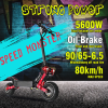 electric cross-country scooter 21Ah lithium battery 3600W dual motor C shock absorption 65km / h load 150kg climbing 35¬∞ range 45-65km LED MOOD light