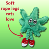 Lil' MJ the Weed Leaf 420 Cat Toy