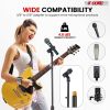 5Core Mic Stand Floor Heavy Duty Height Adjustable Pedestal Para Microfono for Singing On Stage Studio - MS RBP5