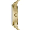 George Men's Watch: Gold Tone Case, Silver Sunray Dial, Gold Tone Metal Bracelet (FMDOGE044)