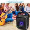 Portable Wireless Party Speaker with Disco Lighting