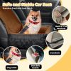 Dog Car Seat Removable Cleaning Pet Seat with Storage Bag and Safety Belt Fixed Pet Car Seat Suitable for Small and Medium Dogs Car Seat Travel Dog Ca