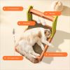 5-in-1 Cat Scratching Board Set Durable Cardboard Reversible Double-sided Design with Bell Interactive Cardboard Cat Toy Indoor Cat Scratching Board