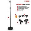 5Core Mic Stand Floor Heavy Duty Height Adjustable Pedestal Para Microfono for Singing On Stage Studio - MS RBP5