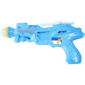 Hand-Gun Toy Set With Flashing Lights & Sounds; 2 Cool Futuristic Handguns; Pretend Play Toy Gun; Great Party Favor; Gift For Boys And Girls; Batterie (Color: Blue)