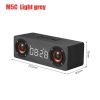 Soundbar Bluetooth Speaker Music Acoustic System 20W HIFI Stereo Music Surround LED Display Outdoor Speaker With FM Radio