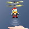 Induction Aircraft; Little Cute Figure With Light; Indoor Flying Toys For Children Over 14 Years Old