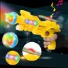 Hand-Gun Toy Set With Flashing Lights & Sounds; 2 Cool Futuristic Handguns; Pretend Play Toy Gun; Great Party Favor; Gift For Boys And Girls; Batterie