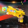 Hand-Gun Toy Set With Flashing Lights & Sounds; 2 Cool Futuristic Handguns; Pretend Play Toy Gun; Great Party Favor; Gift For Boys And Girls; Batterie