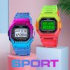 Children's Square Colorful Fashion Electronic Watch