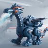 Spray Mechanical Dinosaur Toy; Simulation Animal Toy; Dinosaur Model; Multifunctional Sound And Light Toy