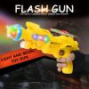 Hand-Gun Toy Set With Flashing Lights & Sounds; 2 Cool Futuristic Handguns; Pretend Play Toy Gun; Great Party Favor; Gift For Boys And Girls; Batterie